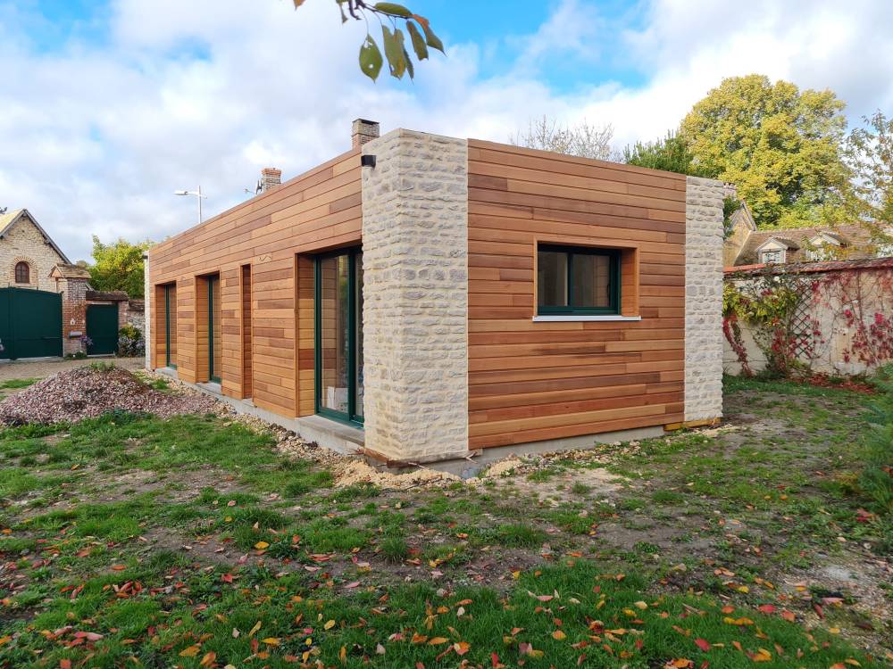maison moderne bois